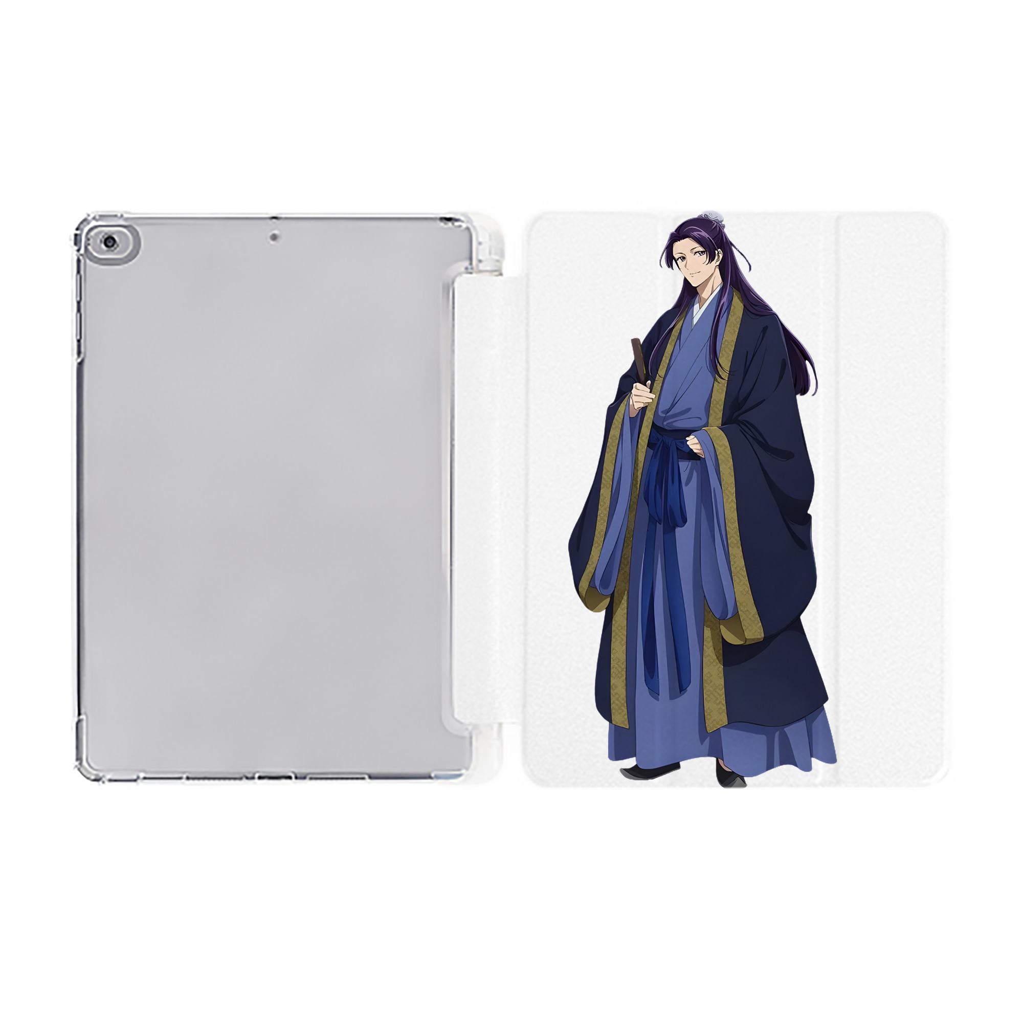 （画像用） 薬屋のひとりごと The Apothecary Diaries IPad ケース ペン収納付き 三つ折りスタンド PUレザー×シリコン 対応機種9.5/10.5/10.9インチ